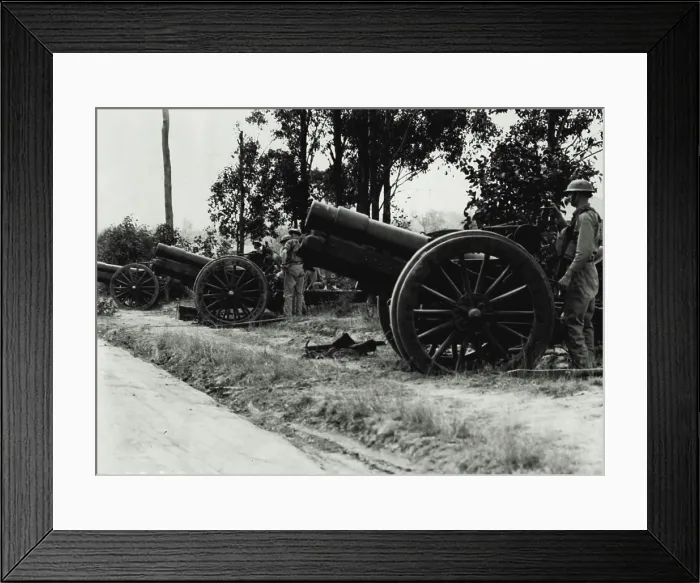 Framed Print : 155mm Howitzer - Guns War File. October 16, 1939 Framed Print : 155mm Howitzer - Guns War File. October 16, 1939