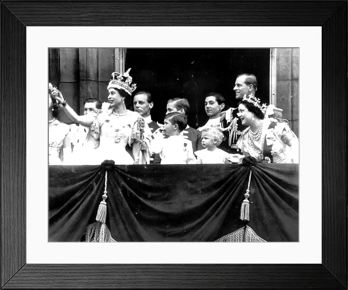 Framed Print : Royal Family Watches R.A.F