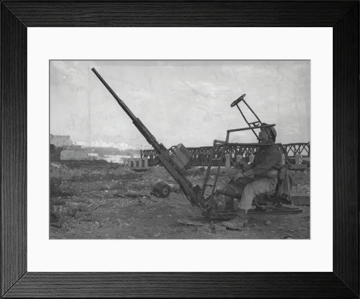 Framed Print : The 20 mm (Land Based) Oerlikon AA