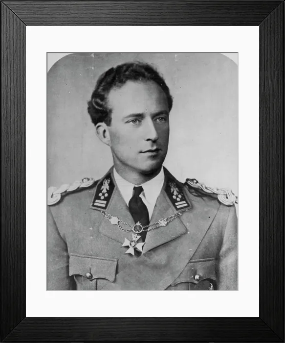 Framed Print : King Leopold of Belgium. August 6, 1945 Framed Print : King Leopold of Belgium. August 6, 1945