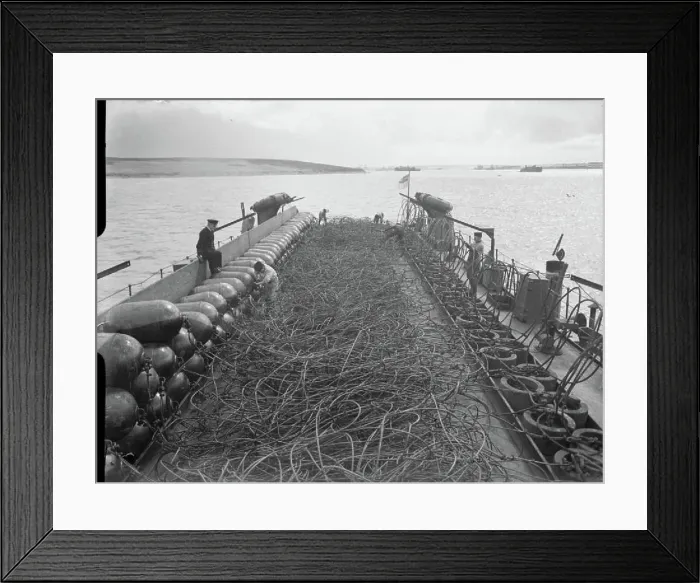 Framed Print : The Royal Navy during the Second World War At Scapa Flow Framed Print : The Royal Navy during the Second World War At Scapa Flow