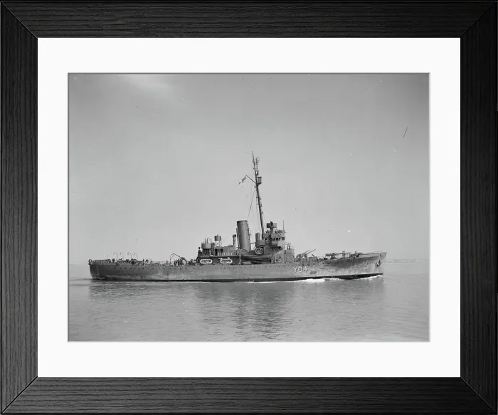 Framed Print : The Royal Navy during the Second World War HMS WALNEY, formerly USS SEBAGO, after refit. Underway in coastal waters Framed Print : The Royal Navy during the Second World War HMS WALNEY, formerly USS SEBAGO, after refit. Underway in coastal waters
