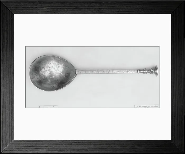 Framed Print : Seal-top spoon ca. 1630-40 Robert Matthew. Seal-top spoon 192221