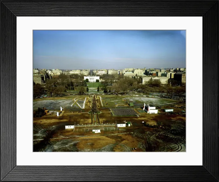 Framed Print : Aerial views of the White House Framed Print : Aerial views of the White House
