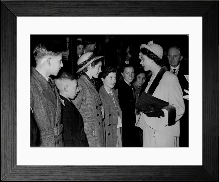 Framed Print : Princess Elizabeth, on the eve of her 23rd birthday Framed Print : Princess Elizabeth, on the eve of her 23rd birthday