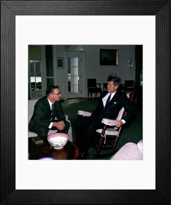 Framed Print : Meeting with Governor Grant Sawyer of Nevada Framed Print : Meeting with Governor Grant Sawyer of Nevada