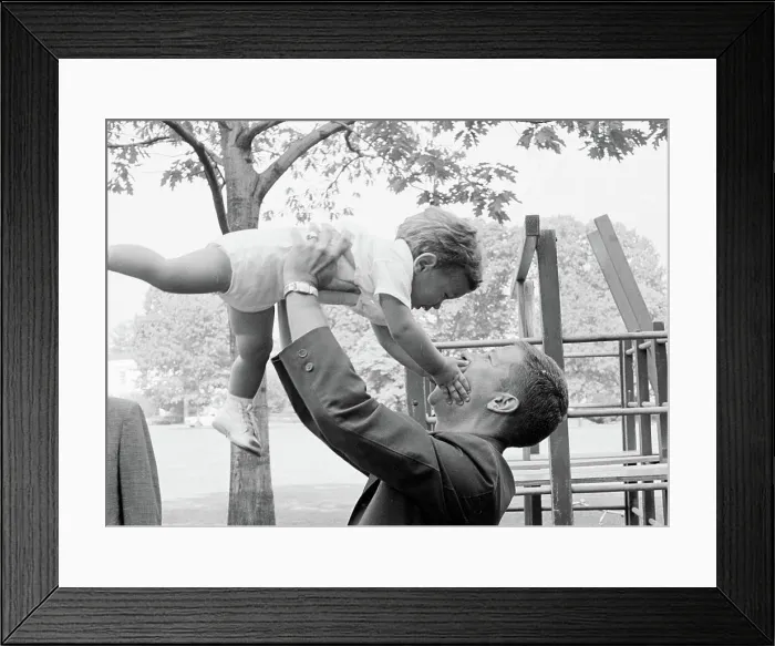 Framed Print : Vice President Lyndon B. Johnson (LBJ) presents a new pony Framed Print : Vice President Lyndon B. Johnson (LBJ) presents a new pony