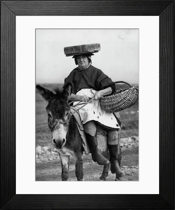 Framed Print : The 'Cookle Women Of Penclawdd' -- A typical cockle women is Mrs Framed Print : The 'Cookle Women Of Penclawdd' -- A typical cockle women is Mrs