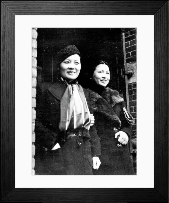Framed Print : Madame Chiang Kai-Shek And Her Right-Hand Woman” Help China To Turn The Tide -- Madame Chiang Kai-Shek (left) Framed Print : Madame Chiang Kai-Shek And Her Right-Hand Woman” Help China To Turn The Tide -- Madame Chiang Kai-Shek (left)
