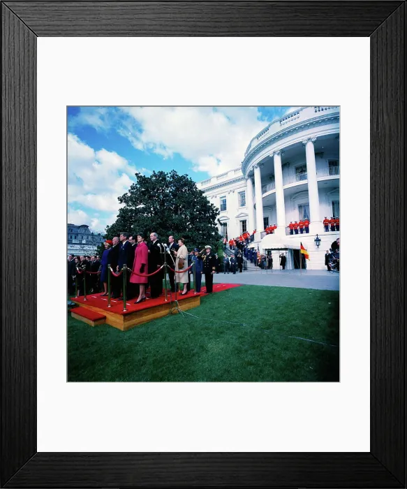 Framed Print : Arrival ceremonies for Konrad Adenauer Framed Print : Arrival ceremonies for Konrad Adenauer
