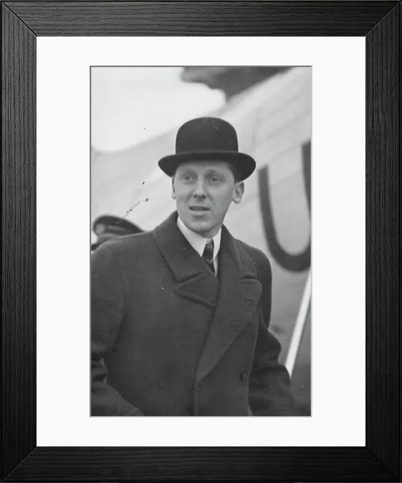 Framed Print : Mr. Geoffrey Lloyd Leaves For Berlin To Study Air Raid Precautions Organisation -- Mr Framed Print : Mr. Geoffrey Lloyd Leaves For Berlin To Study Air Raid Precautions Organisation -- Mr
