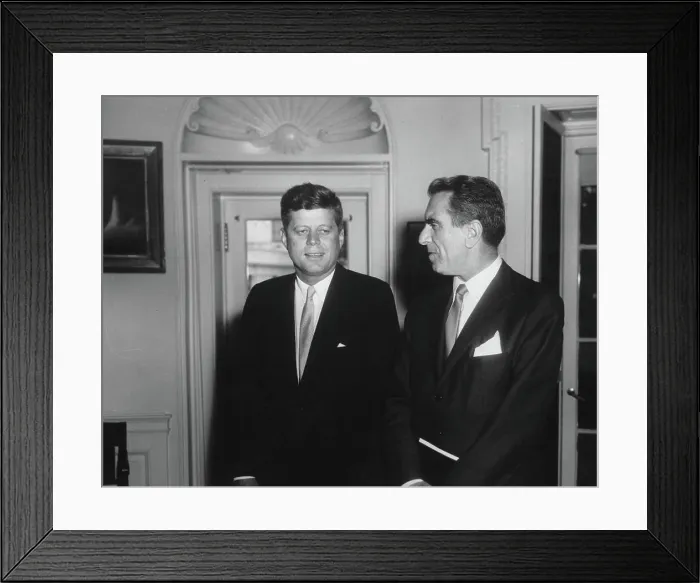 Framed Print : Meeting with the Ambassador of Spain