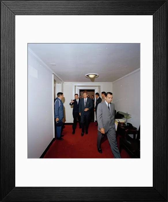 Framed Print : President Kennedy and Secretary of Defense Robert S Framed Print : President Kennedy and Secretary of Defense Robert S