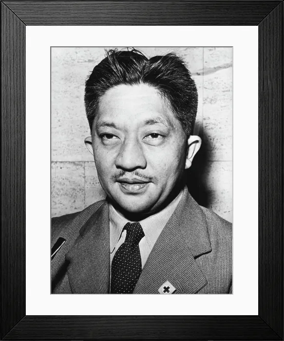 Framed Print : Prince Chumbhot Phong Boriphat -- Delegate from Thailand at International Red Cross Conference at Toronto