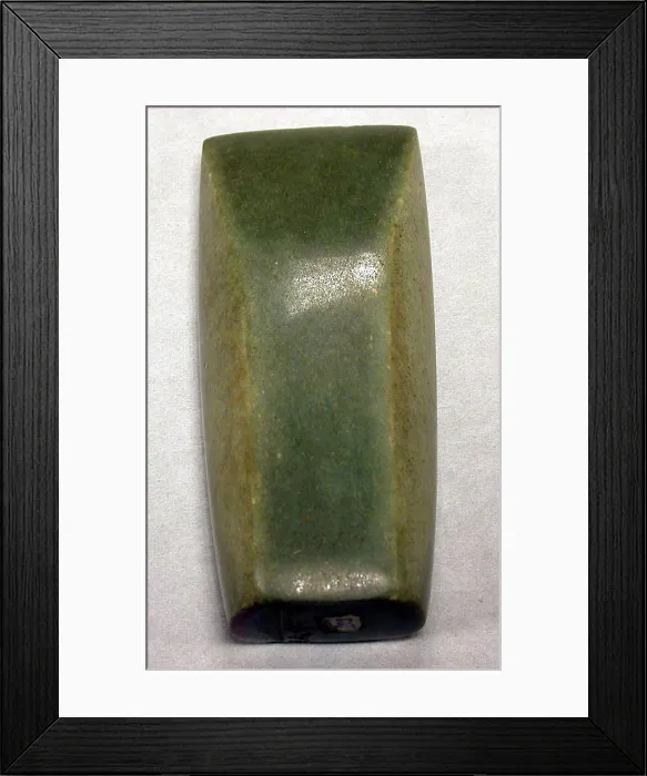 Framed Print : Adze before 16th century Maya () Greenstone axe heads Framed Print : Adze before 16th century Maya () Greenstone axe heads