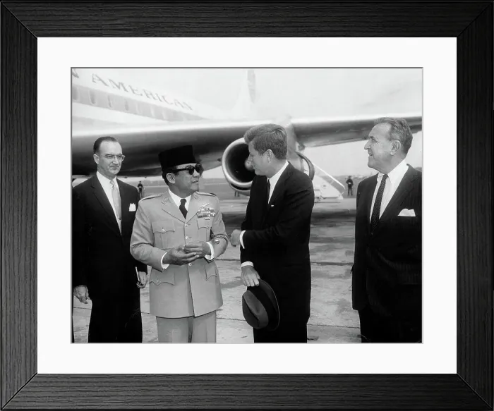 Framed Print : Arrival ceremonies for Sukarno Framed Print : Arrival ceremonies for Sukarno
