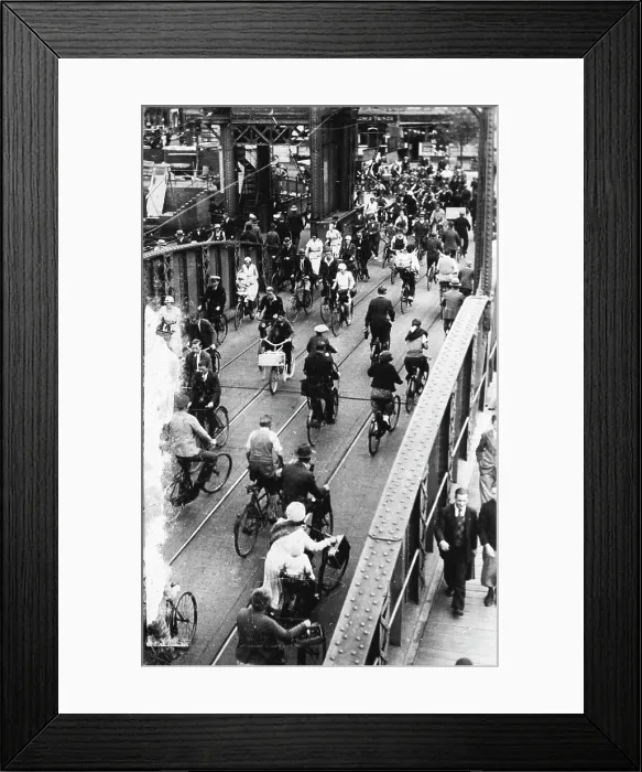 Framed Print : Copenhagen - Denmark. July 1, 1935. (Photo by Atlantic Photo)