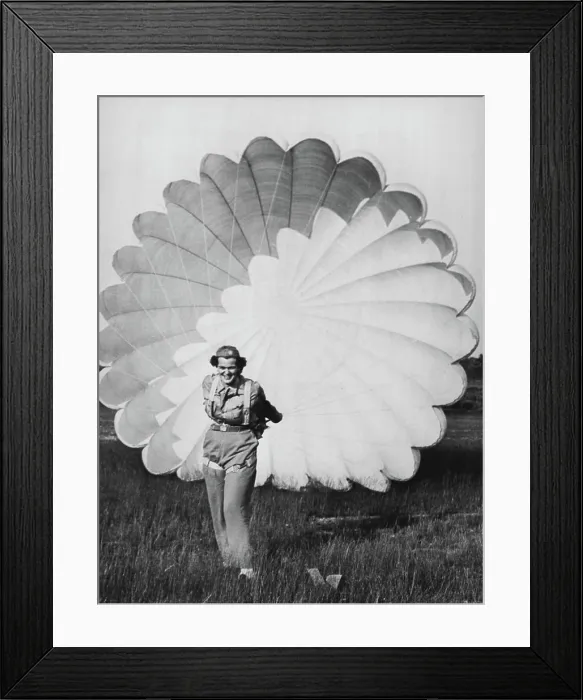 Framed Print : A Nurses Aid Who Also Flies And Parachutes -- Ann Cutler Framed Print : A Nurses Aid Who Also Flies And Parachutes -- Ann Cutler