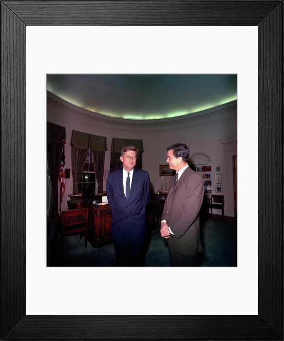 Framed Print : Visit of actor Cliff Robertson Framed Print : Visit of actor Cliff Robertson