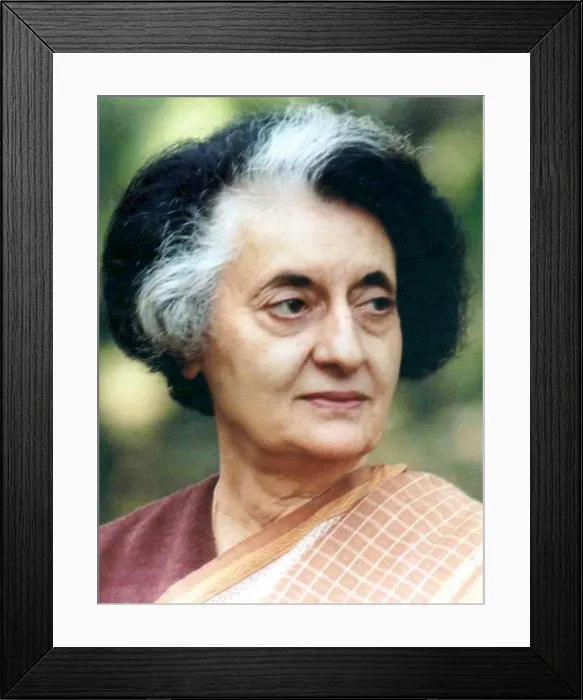Framed Print : Indira Gandhi 1917-1984