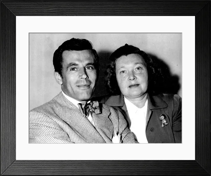 Framed Print : Mr. & Mrs Frank Parker - Tennis. December 29, 1950 Framed Print : Mr. & Mrs Frank Parker - Tennis. December 29, 1950