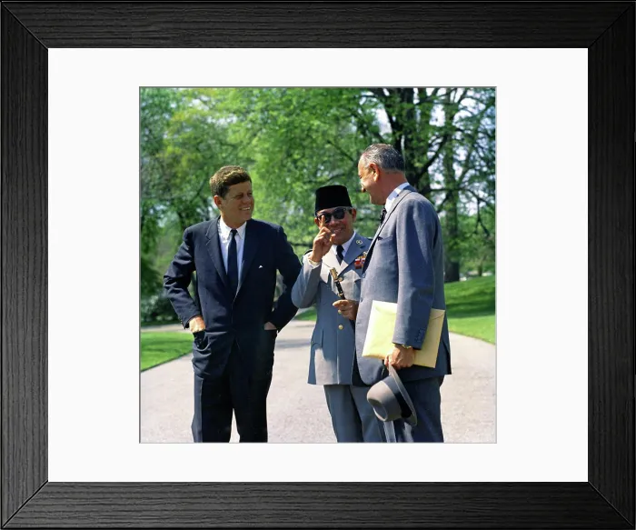 Framed Print : Departure ceremonies for Sukarno Framed Print : Departure ceremonies for Sukarno