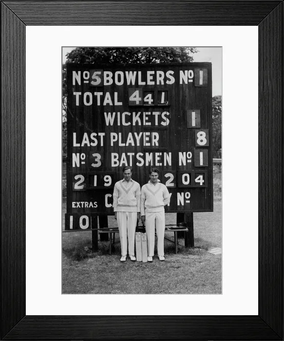Framed Print : English Cricket Record Broken By Cambridge University Players -- J Framed Print : English Cricket Record Broken By Cambridge University Players -- J