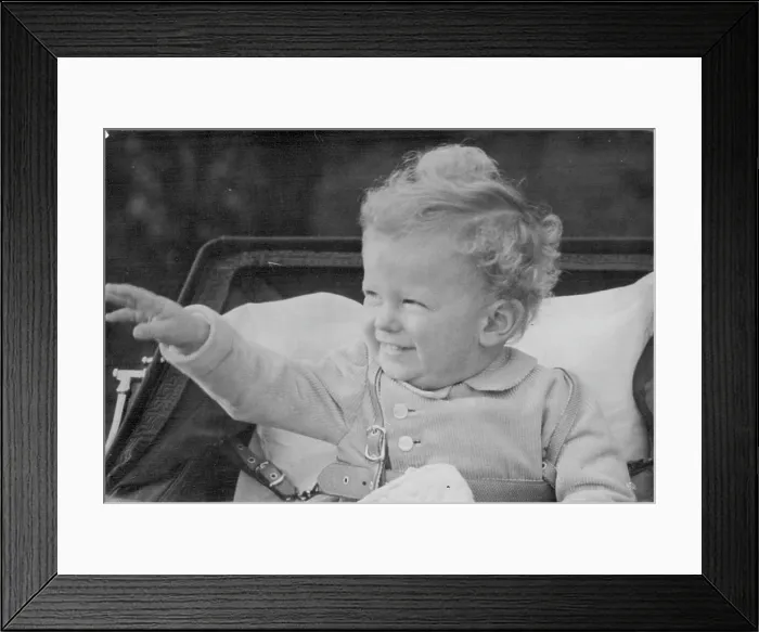 Framed Print : Latest Picture Of Young Prince Edward: Son Of-The Duke And Duchess Of Kent - This Delightful study of Prince Edward Framed Print : Latest Picture Of Young Prince Edward: Son Of-The Duke And Duchess Of Kent - This Delightful study of Prince Edward