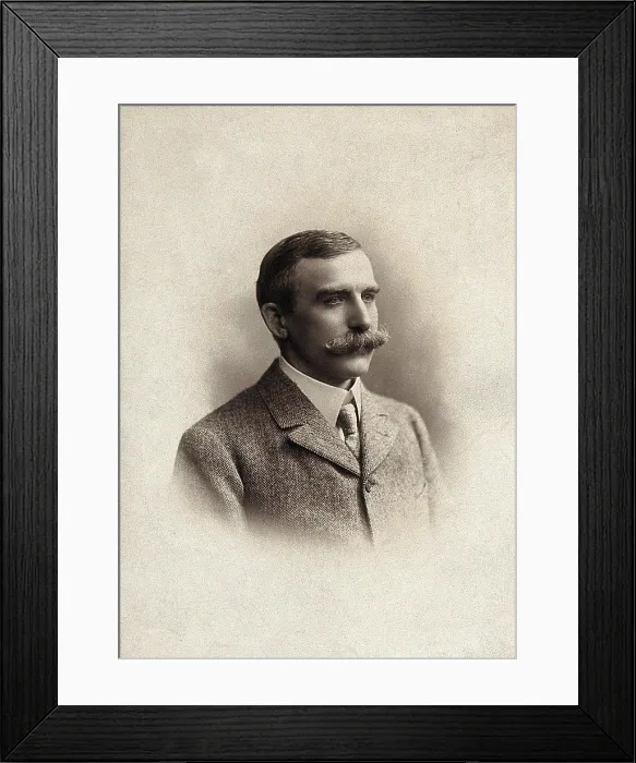 Framed Print : Sir Henry Solomon Wellcome. Photograph by Lafayette Ltd Framed Print : Sir Henry Solomon Wellcome. Photograph by Lafayette Ltd