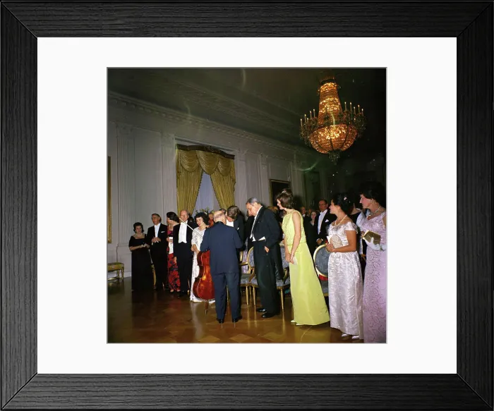 Framed Print : Dinner in honor of Governor Luis Muñoz Marín of Puerto Rico