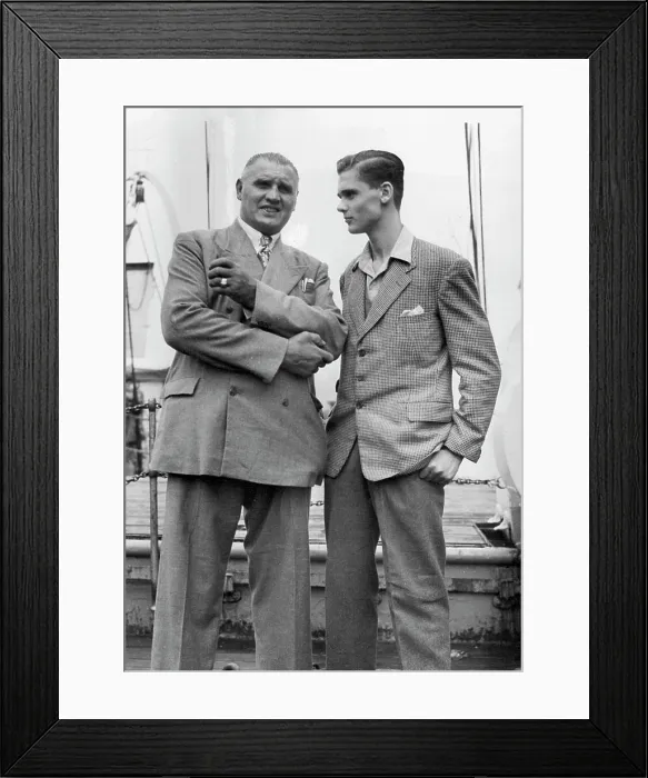 Framed Print : Phil Scott former British Empire and European heavyweight champion Framed Print : Phil Scott former British Empire and European heavyweight champion