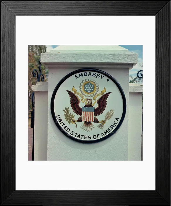 Framed Print : White House Communications Agency (WHCA) staff advance trip to Costa Rica