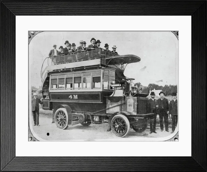 Framed Print : Buses - Old Style Buses (See: Old Cars, Motors Gen. (Sun Series 1971)). November 21, 1937 Framed Print : Buses - Old Style Buses (See: Old Cars, Motors Gen. (Sun Series 1971)). November 21, 1937