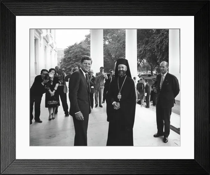 Framed Print : Luncheon in honor of Archbishop Makarios III Framed Print : Luncheon in honor of Archbishop Makarios III