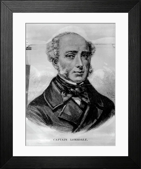 Framed Print : Captain Lonsdale.Police magistrate William Lonsdale. September 17, 1946 Framed Print : Captain Lonsdale.Police magistrate William Lonsdale. September 17, 1946