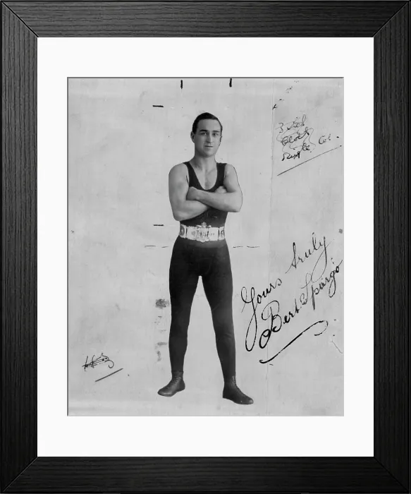 Framed Print : Gallant little Bert Spargo. August 29, 1952 Framed Print : Gallant little Bert Spargo. August 29, 1952