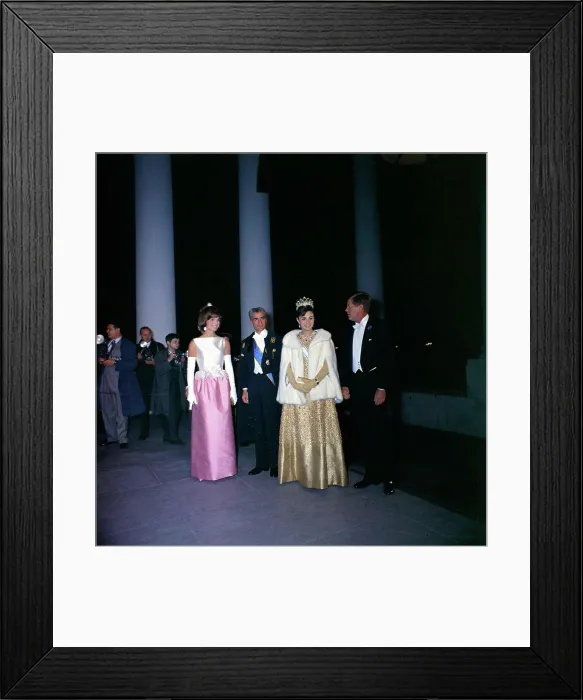 Framed Print : Dinner in honor of the Shah of Iran Framed Print : Dinner in honor of the Shah of Iran
