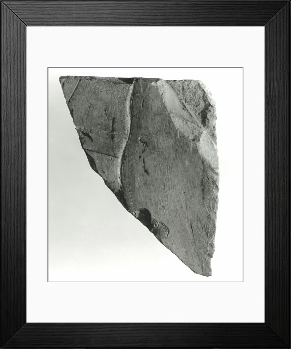 Framed Print : Raised relief fragment 664-610 B Framed Print : Raised relief fragment 664-610 B
