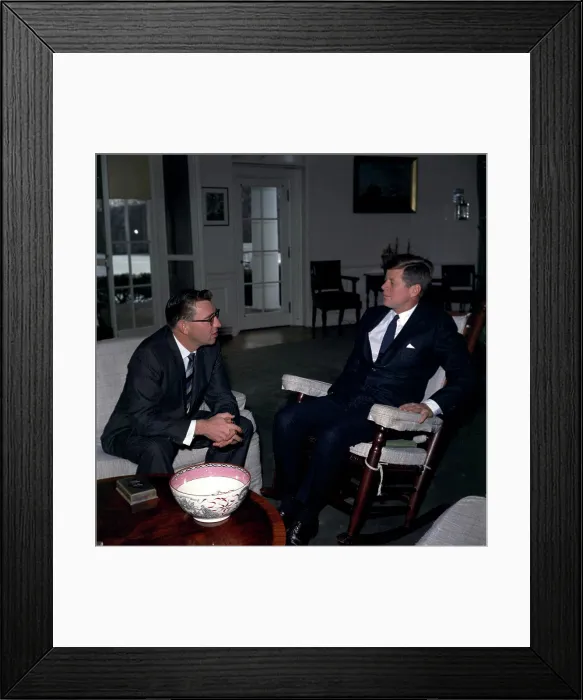 Framed Print : Meeting with Governor Grant Sawyer of Nevada Framed Print : Meeting with Governor Grant Sawyer of Nevada