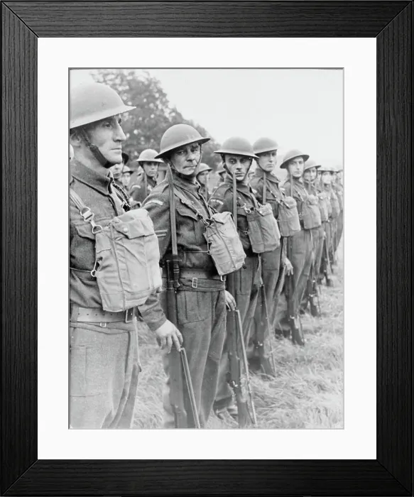 Framed Print : British Workers Guard Their Work- the Home Guard Framed Print : British Workers Guard Their Work- the Home Guard