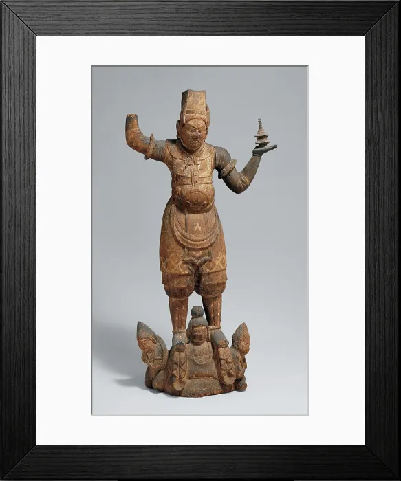 Framed Print : Tobatsu Bishamonten late 10th-early 11th century Japan Tobatsu Bishamonten is one of the manifestations of Bishamonten Framed Print : Tobatsu Bishamonten late 10th-early 11th century Japan Tobatsu Bishamonten is one of the manifestations of Bishamonten