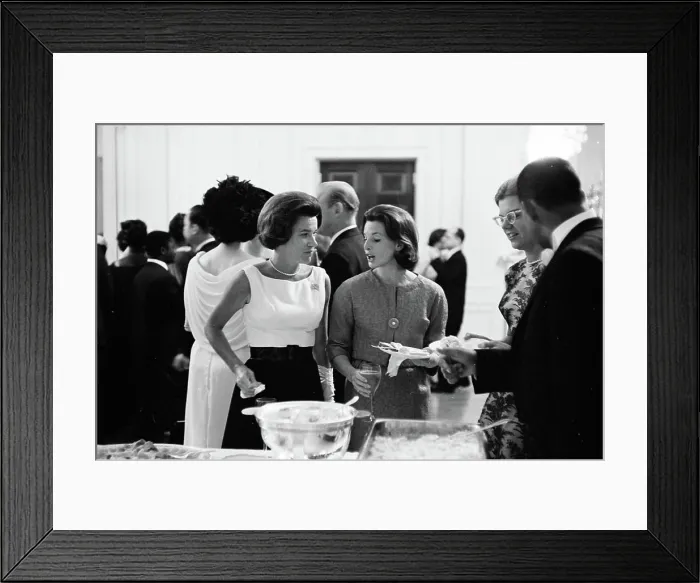 Framed Print : Diplomatic Reception, 6:00PM. First Lady's Press Secretary
