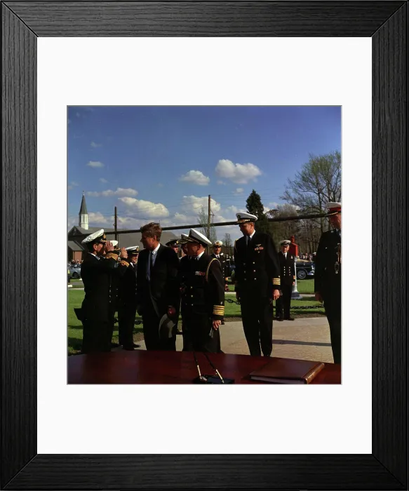 Framed Print : Visit to the Atlantic Fleet: Visit to Atlantic Fleet Headquarters (CINCLANT) Framed Print : Visit to the Atlantic Fleet: Visit to Atlantic Fleet Headquarters (CINCLANT)