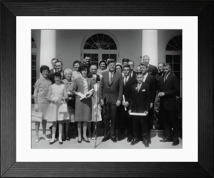 Framed Print : Presentation of the Young American Medals to Gerald L