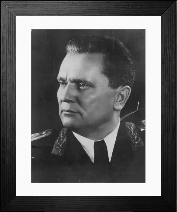 Framed Print : Marshal Tito Premier of Yugoslavia. December 03, 1949. (Photo by Camera Press) Framed Print : Marshal Tito Premier of Yugoslavia. December 03, 1949. (Photo by Camera Press)