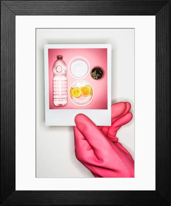 Framed Print : Natural cleaning products Framed Print : Natural cleaning products