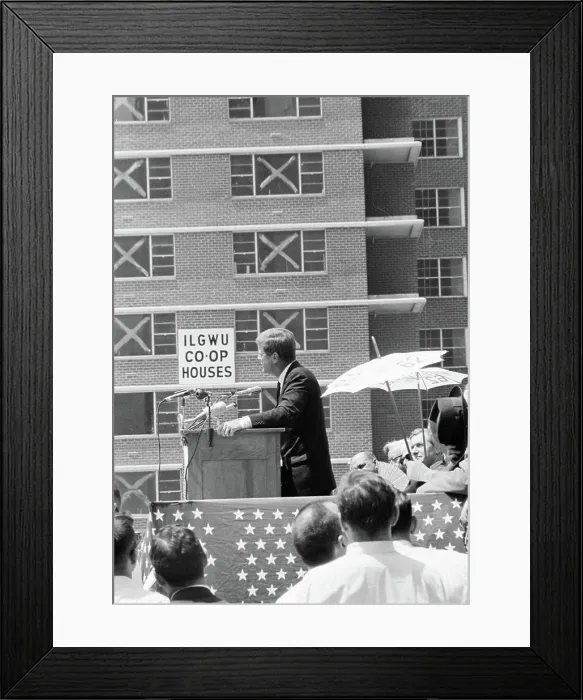Framed Print : Trip to New York City: International Ladies Garment Workers Union (ILGWU) Housing Project
