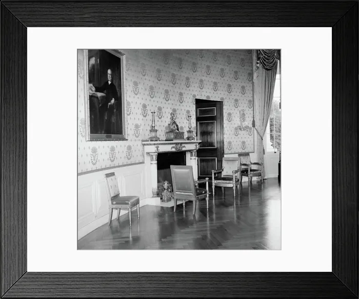 Framed Print : White House Rooms: Red, Blue Rooms