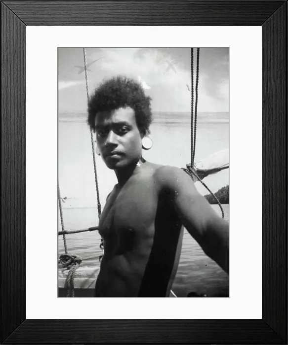 Framed Print : Solomon Islands - Population - Men. January 15, 1936 Framed Print : Solomon Islands - Population - Men. January 15, 1936