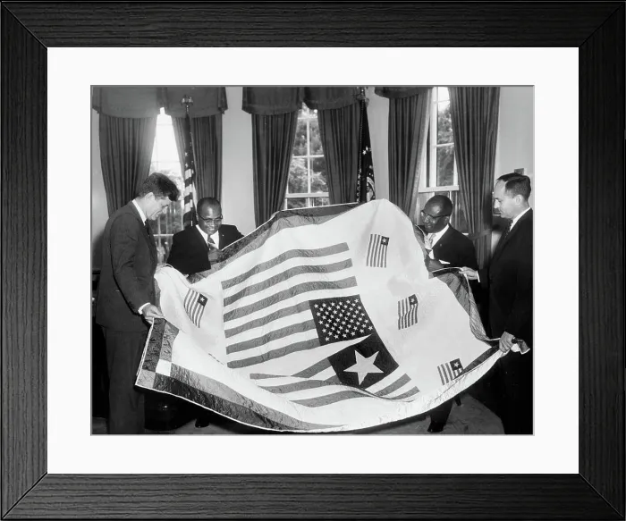 Framed Print : Meeting with William R. Tolbert, Jr Framed Print : Meeting with William R. Tolbert, Jr